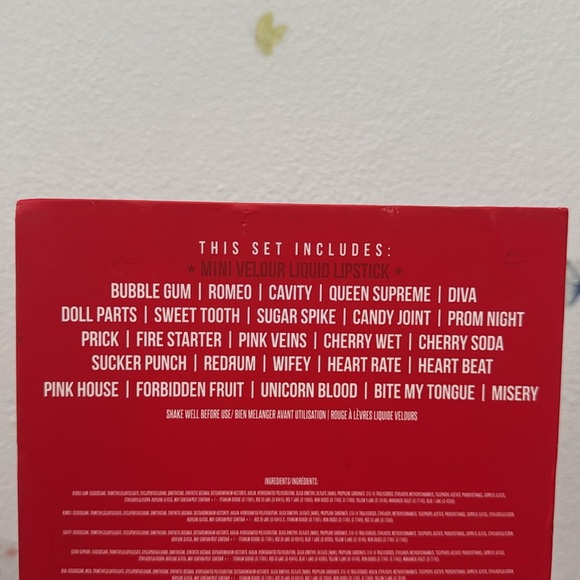 Jeffree Star The Blood Sugar Liquid Lipstick Vault Set- Red & Purple Shades - Picture 7 of 8